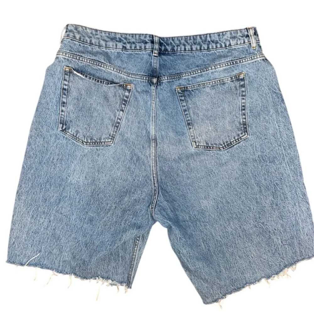ASOS Washed Long Denim Jean Shorts
